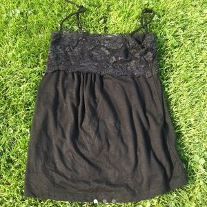 Y2K VINTAGE LACE TANKTOP SIZE SMALL 🖤